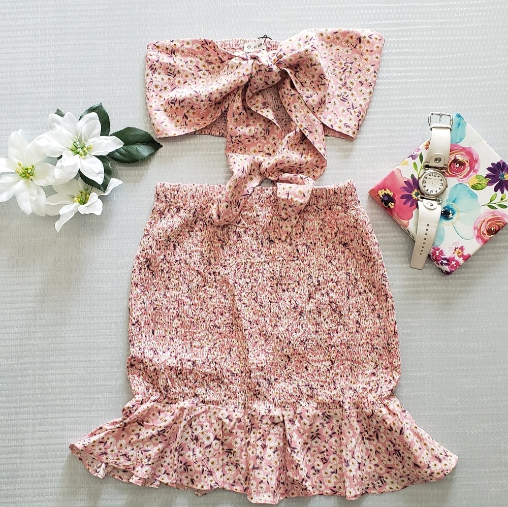 Baby pink 2 peice